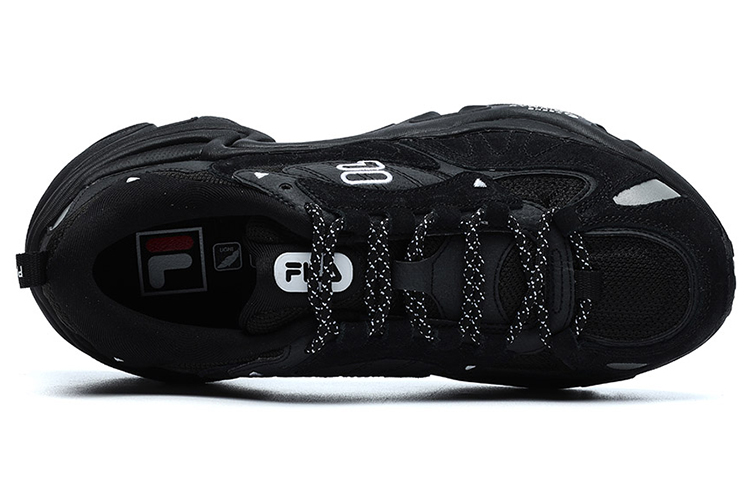(W) FILA FUSION Chunky Sneakers 'Black Silver' 圖 3