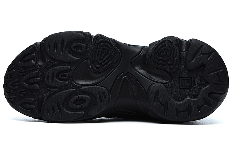 (W) FILA FUSION Chunky Sneakers 'Black Silver' 圖 5