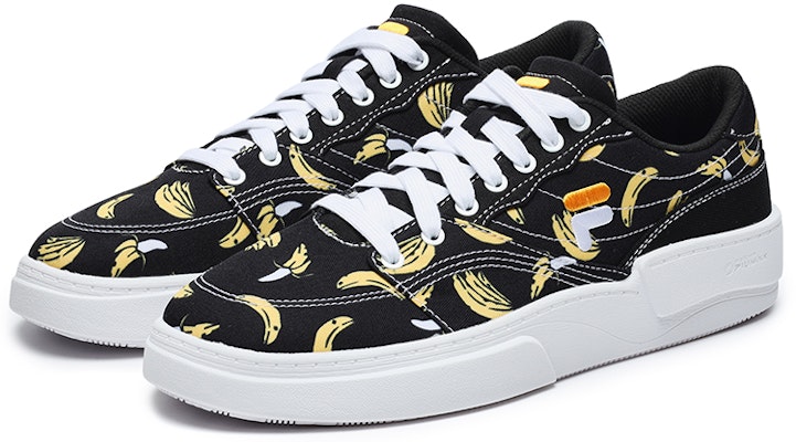 (W) FILA FUSION クラシックスケート (黒/黄) T12W232316FBD Order (W) FILA FUSION クラシックスケート (黒/黄) T12W232316FBD