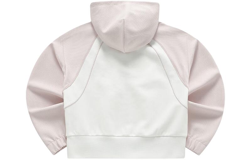 (Women) FILA Fusion Colorblock Knit Hoodie Jacket - White T11W415502FWT 圖 3