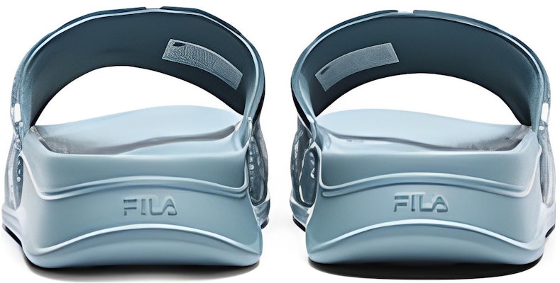 (W) FILA Fusion COMO Selipar 'Teal Whire' T12W227510BLG Lookbook (W) FILA Fusion COMO Selipar 'Teal Whire' T12W227510BLG