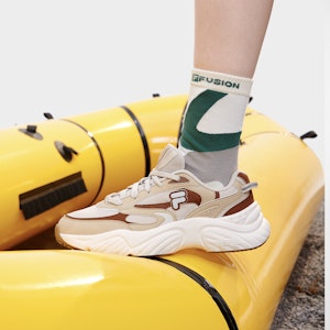 (W) Kasut FILA FUSION Conch 2 'Khaki Coklat' T12W331607FRS Details for (W) Kasut FILA FUSION Conch 2 'Khaki Coklat' T12W331607FRS