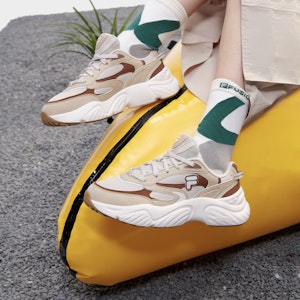 (W) Kasut FILA FUSION Conch 2 'Khaki Coklat' T12W331607FRS Cheap (W) Kasut FILA FUSION Conch 2 'Khaki Coklat' T12W331607FRS