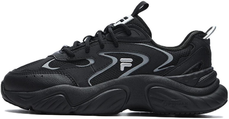 (Women) FILA FUSION Conch DX Sneakers 'Black Silver' T12W311111FBS Buy (Women) FILA FUSION Conch DX Sneakers 'Black Silver' T12W311111FBS