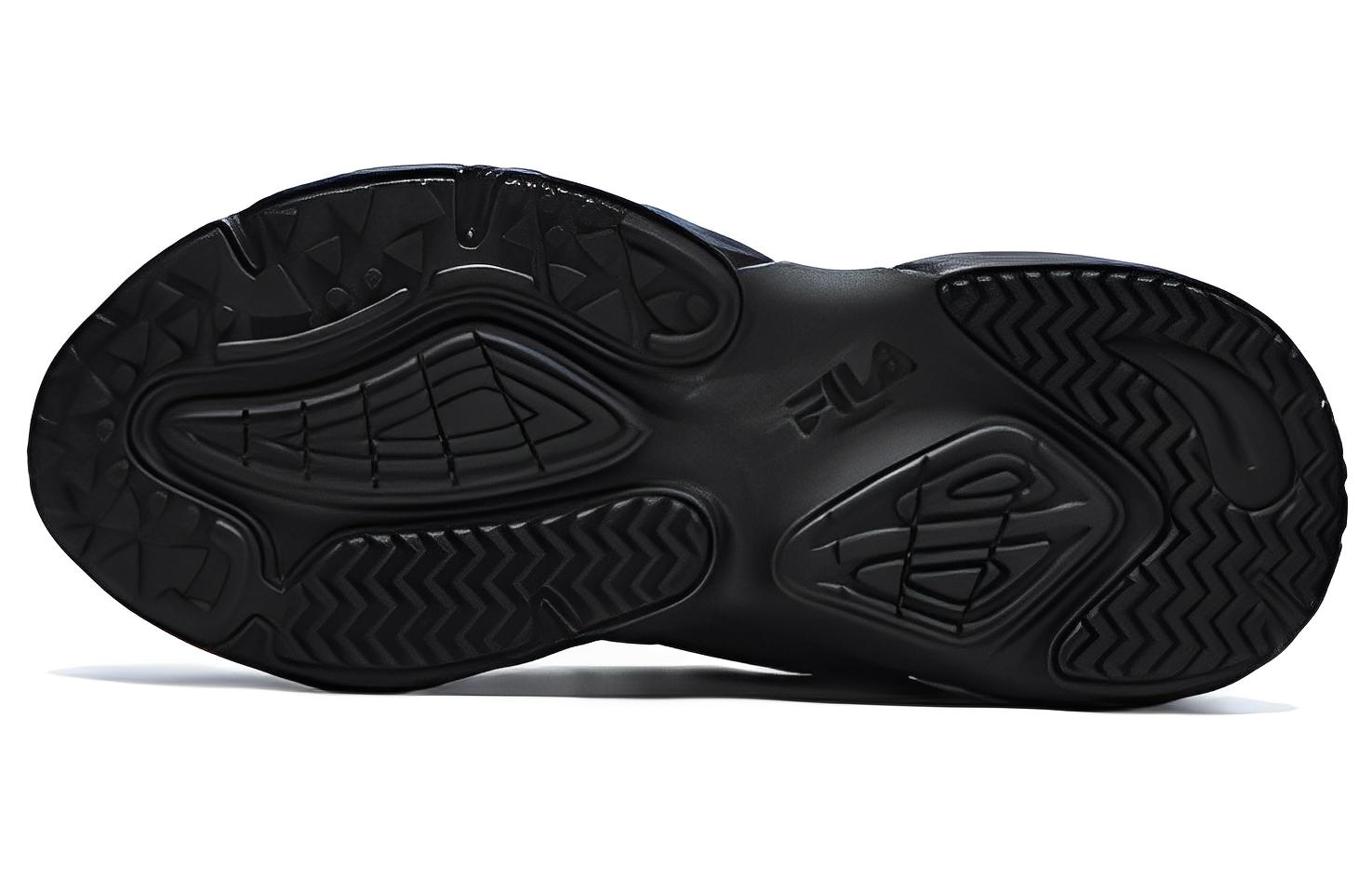 Shop (W) FILA FUSION Conch DX Sneakers 'Hitam Perak' T12W311111FBS