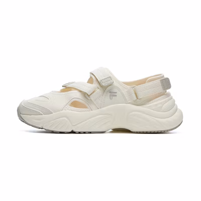 (W) FILA FUSION Conch Sandals 'Cream White'
