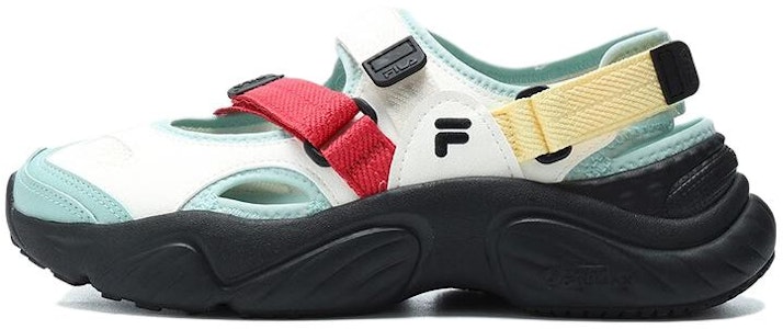 (W) Sandal FILA FUSION Conch 'Putih Hijau Hitam' T12W321401FSH Buy (W) Sandal FILA FUSION Conch 'Putih Hijau Hitam' T12W321401FSH