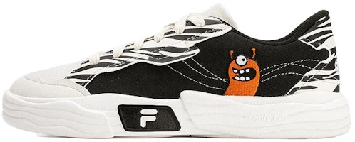 (Women) FILA FUSION Conch Skate Shoes 'White Black' T12W322111FBS (Women) FILA FUSION Conch Skate Shoes 'White Black' T12W322111FBS