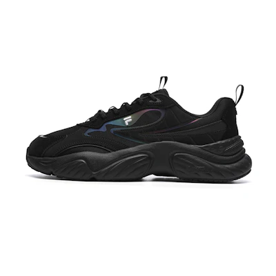 (W) FILA FUSION Conch Sneakers 'Black'