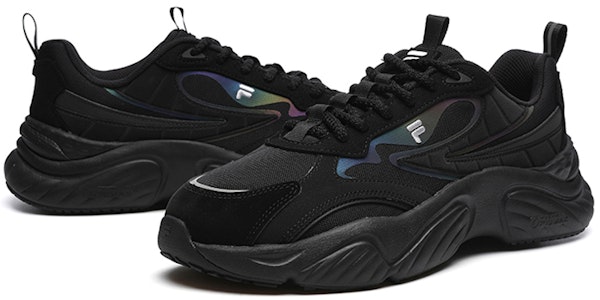 (W) FILA FUSION Sepatu Conch 'Hitam' T12M217303FBS Lookbook (W) FILA FUSION Sepatu Conch 'Hitam' T12M217303FBS