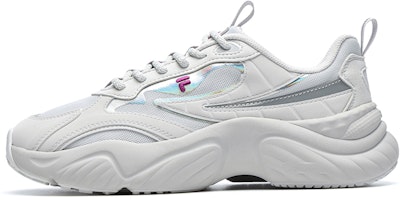 (Women) FILA FUSION Conch Sneakers 'White Grey' T12W217303FNS (Women) FILA FUSION Conch Sneakers 'White Grey' T12W217303FNS