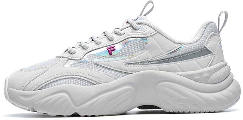 (Women) FILA FUSION Conch Sneakers 'White Grey' T12W217303FNS Buy (Women) FILA FUSION Conch Sneakers 'White Grey' T12W217303FNS
