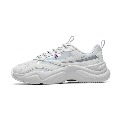 (W) FILA FUSION Conch Sneakers 'White Grey'