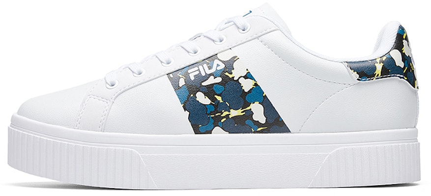 (Women) FILA FUSION Court Deluxe 'White Blue' T12W024301FWB Buy (Women) FILA FUSION Court Deluxe 'White Blue' T12W024301FWB