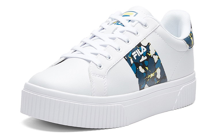 Order (W) FILA FUSION Court Deluxe 'Putih Biru' T12W024301FWB