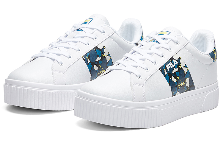 Lookbook (W) FILA FUSION Court Deluxe 'Putih Biru' T12W024301FWB