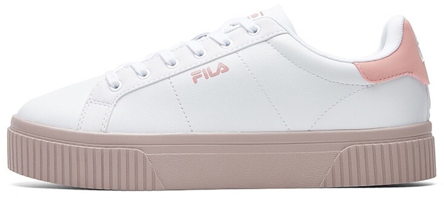 (Women) FILA FUSION Court Deluxe Low 'White Pink' T12W024301FBW Buy (Women) FILA FUSION Court Deluxe Low 'White Pink' T12W024301FBW