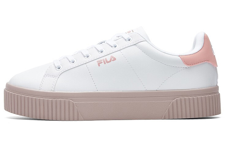 (Women) FILA FUSION Court Deluxe Low 'White Pink' T12W024301FBW