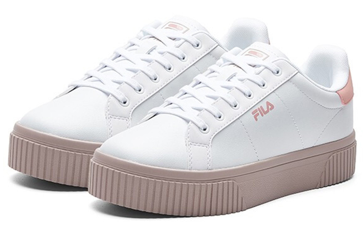 Lookbook (W) FILA FUSION Court Deluxe Low 'Putih Merah Jambu' T12W024301FBW