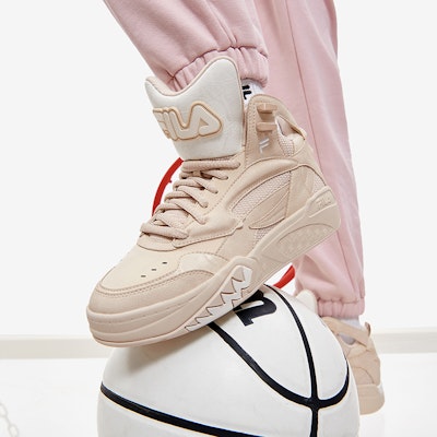(Women) FILA FUSION Desperado 'Cassava Powder Snow White' T12W243221FTS 2