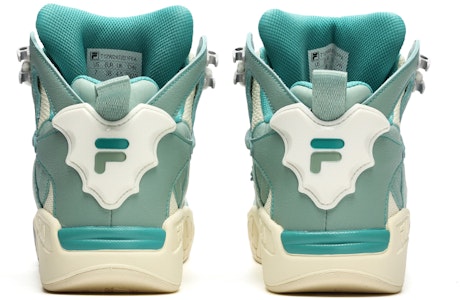 FILA FUSION斐乐潮牌 Desperado We 蝙蝠加絨 中幫 復古籃球鞋 女款 綠黃 Shop FILA FUSION斐乐潮牌 Desperado We 蝙蝠加絨 中幫 復古籃球鞋 女款 綠黃