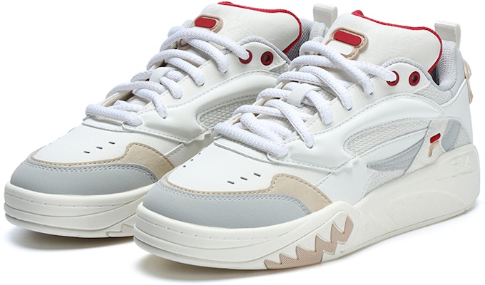 (Women) FILA FUSION Desperado Vintage Basketball Shoes 'White Grey Red' T12W313203FSA Order (Women) FILA FUSION Desperado Vintage Basketball Shoes 'White Grey Red' T12W313203FSA