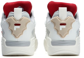 (W) FILA FUSION デスペラード ヴィンテージ (白/灰/赤) T12W313203FSA Shop (W) FILA FUSION デスペラード ヴィンテージ (白/灰/赤) T12W313203FSA