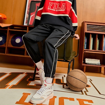 (Women) FILA FUSION Desperado Vintage Basketball Shoes 'White Grey Red' T12W313203FSA Details for (Women) FILA FUSION Desperado Vintage Basketball Shoes 'White Grey Red' T12W313203FSA