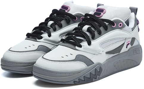 (W) FILA FUSION デスペラード ヴィンテージ (白/灰/紫) T12W313203FVQ Order (W) FILA FUSION デスペラード ヴィンテージ (白/灰/紫) T12W313203FVQ