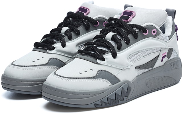 (Women) FILA FUSION Desperado Vintage Basketball Shoes 'White Grey Purple' T12W313203FVQ Order (Women) FILA FUSION Desperado Vintage Basketball Shoes 'White Grey Purple' T12W313203FVQ