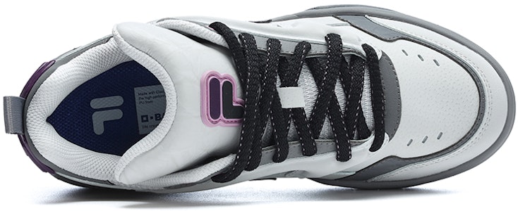 (W) FILA FUSION デスペラード ヴィンテージ (白/灰/紫) T12W313203FVQ Lookbook (W) FILA FUSION デスペラード ヴィンテージ (白/灰/紫) T12W313203FVQ