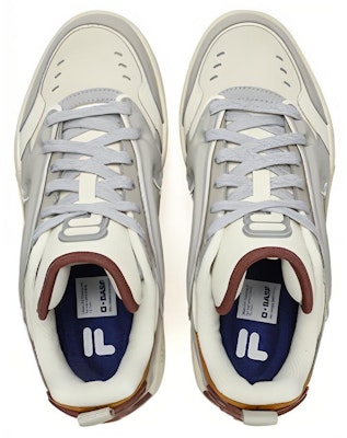 (Women) FILA FUSION Desperado Low Top Shoes 'White Grey Orange' T12W343205FPP Order (Women) FILA FUSION Desperado Low Top Shoes 'White Grey Orange' T12W343205FPP