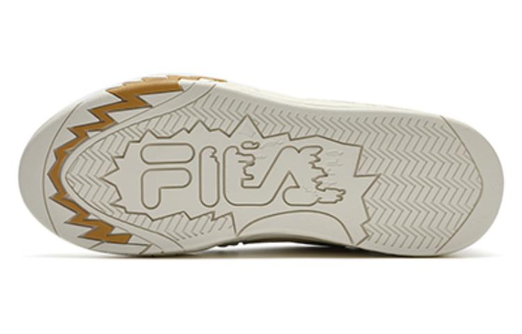 Shop (W) FILA FUSION デスペラードLOW 白/灰/橙 T12W343205FPP