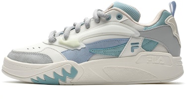 (Women) FILA FUSION Desperado Low Top Skate Shoes 'White Grey Blue' T12W333203FSC (Women) FILA FUSION Desperado Low Top Skate Shoes 'White Grey Blue' T12W333203FSC