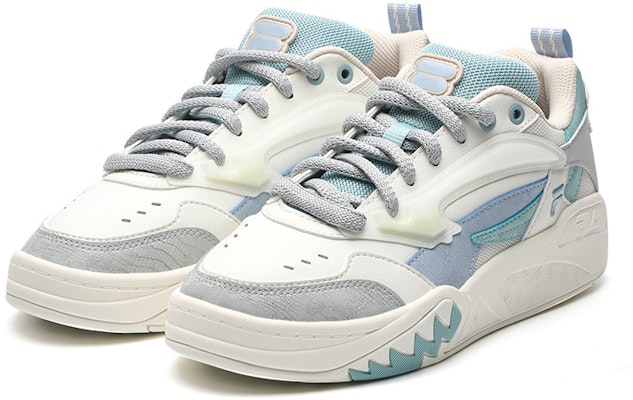 (Women) FILA FUSION Desperado Low Top Skate Shoes 'White Grey Blue' T12W333203FSC Order (Women) FILA FUSION Desperado Low Top Skate Shoes 'White Grey Blue' T12W333203FSC