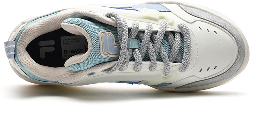 (Women) FILA FUSION Desperado Low Top Skate Shoes 'White Grey Blue' T12W333203FSC Lookbook (Women) FILA FUSION Desperado Low Top Skate Shoes 'White Grey Blue' T12W333203FSC