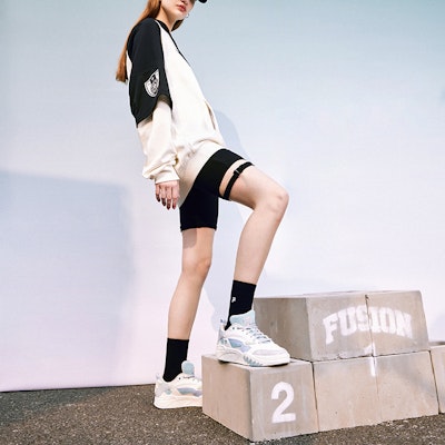 (Women) FILA FUSION Desperado Low Top Skate Shoes 'White Grey Blue' T12W333203FSC Sizing (Women) FILA FUSION Desperado Low Top Skate Shoes 'White Grey Blue' T12W333203FSC