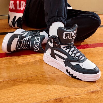 (Women) FILA FUSION Desperado Vintage Basketbal Shoes 'White Black' T12W243221FWB Sizing (Women) FILA FUSION Desperado Vintage Basketbal Shoes 'White Black' T12W243221FWB