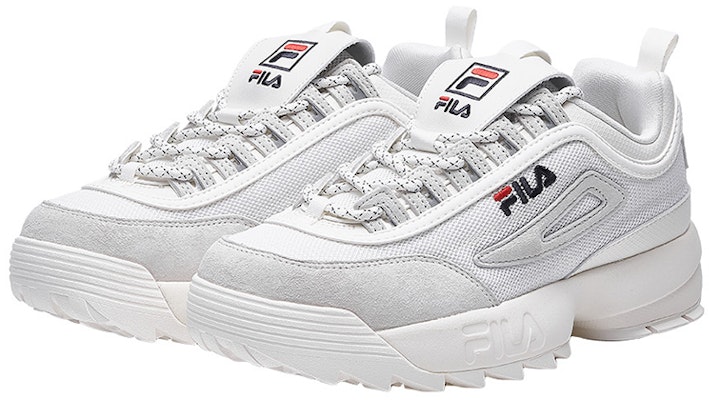 (W) FILA Fusion Disruptor 2 'Sepatu Sneaker Putih Rendah Ayah' T12W933704AWT Lookbook (W) FILA Fusion Disruptor 2 'Sepatu Sneaker Putih Rendah Ayah' T12W933704AWT