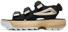 Buy (W) FILA FUSION 破坏者凉鞋 '黑金' T12W125403FBG