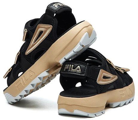 (W) FILA FUSION 破坏者凉鞋 '黑金' T12W125403FBG Purchase (W) FILA FUSION 破坏者凉鞋 '黑金' T12W125403FBG