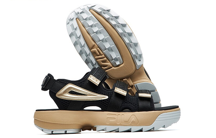 Details for (W) FILA FUSION 破坏者凉鞋 '黑金' T12W125403FBG