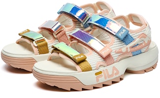 (W) 휠라 퓨전 디스럽터 샌들 '화이트 핑크' T12W227409FVB Order (W) 휠라 퓨전 디스럽터 샌들 '화이트 핑크' T12W227409FVB