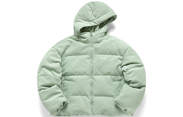 Order (W) Chaqueta FILA Fusion Logo Bordado Verde Hierba T11W142908F-LG