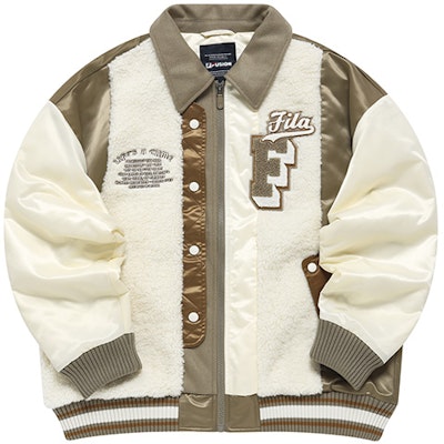 (W) Chaqueta de Algodón Cálida FILA FUSION con Parche Bordado para Mujer. T11W242901F-DK Order (W) Chaqueta de Algodón Cálida FILA FUSION con Parche Bordado para Mujer. T11W242901F-DK