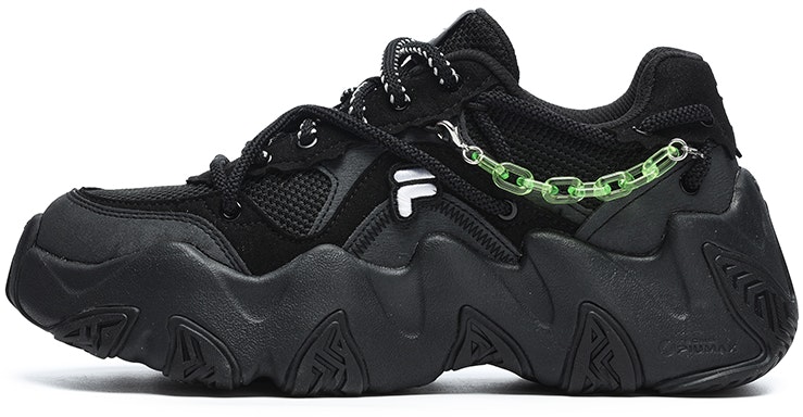 women-fila-fusion-fashion-chain-sneakers-black-green-t12-w241303-fbk