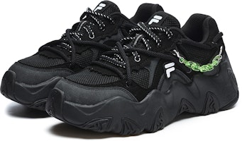 (W) 휠라 퓨전 패션 체인 스니커즈 '블랙 그린' T12W241303FBK Order (W) 휠라 퓨전 패션 체인 스니커즈 '블랙 그린' T12W241303FBK