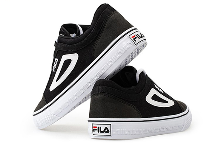 Shop (W) FILA FUSION Fila Classic Boarder ''Schwarz und Weiß'' T12W034405FBK