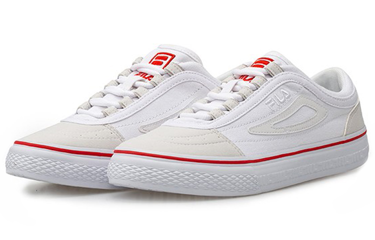 Lookbook (W) FILA FUSION Fila Classic Boarder ''Wit Rood'' T12W034405FWG