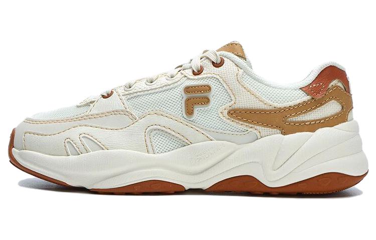 (Women) FILA FUSION FLASH Sneakers 'White Brown' T12W321101FWB
